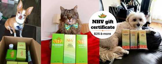NHV natural pet Products Gift certificate