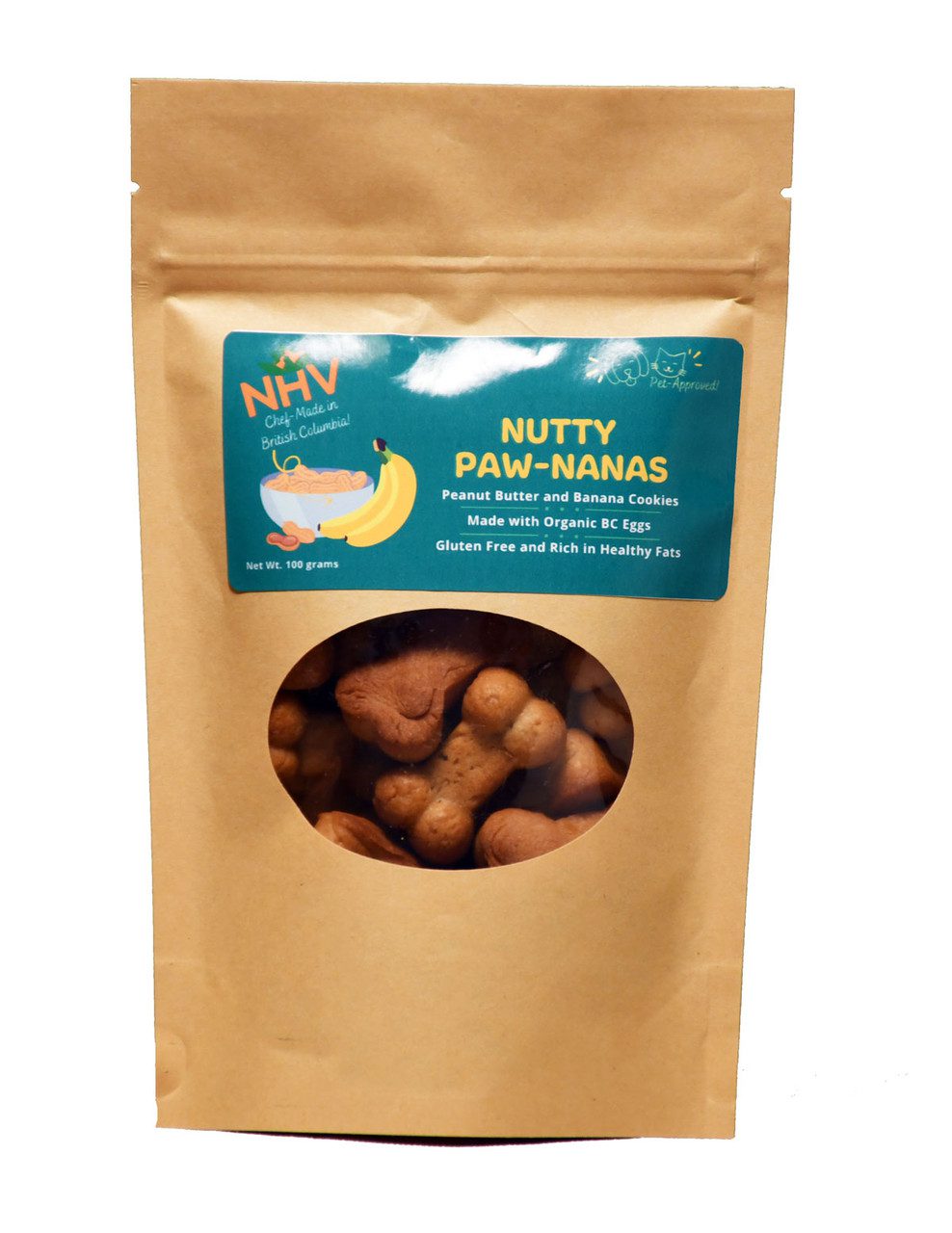 Nutty Paw-Nanas Peanut Butter Cookies for Dogs